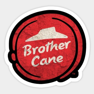 Cosplay Parody Pizza Hut Vintage Music Lovers - Brother Cane Sticker